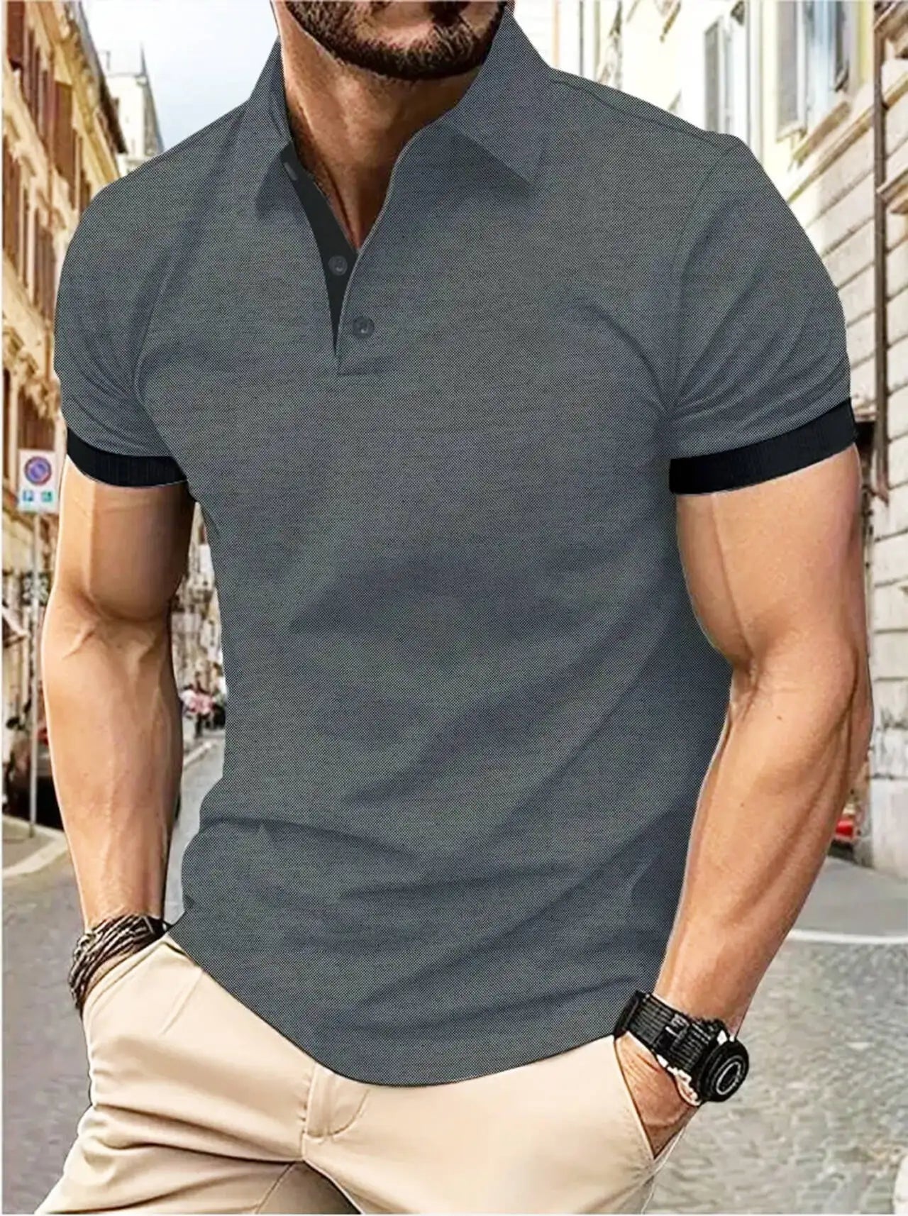 Summer Polo Tee Shirts Men's Short Sleeve Quick Dry T-shirt Breathable Work Shirt Fishing Hiking Golf Polos Top Man