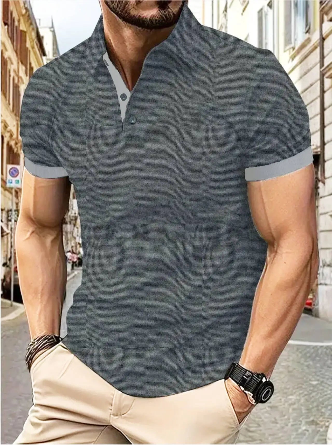 Summer Polo Tee Shirts Men's Short Sleeve Quick Dry T-shirt Breathable Work Shirt Fishing Hiking Golf Polos Top Man