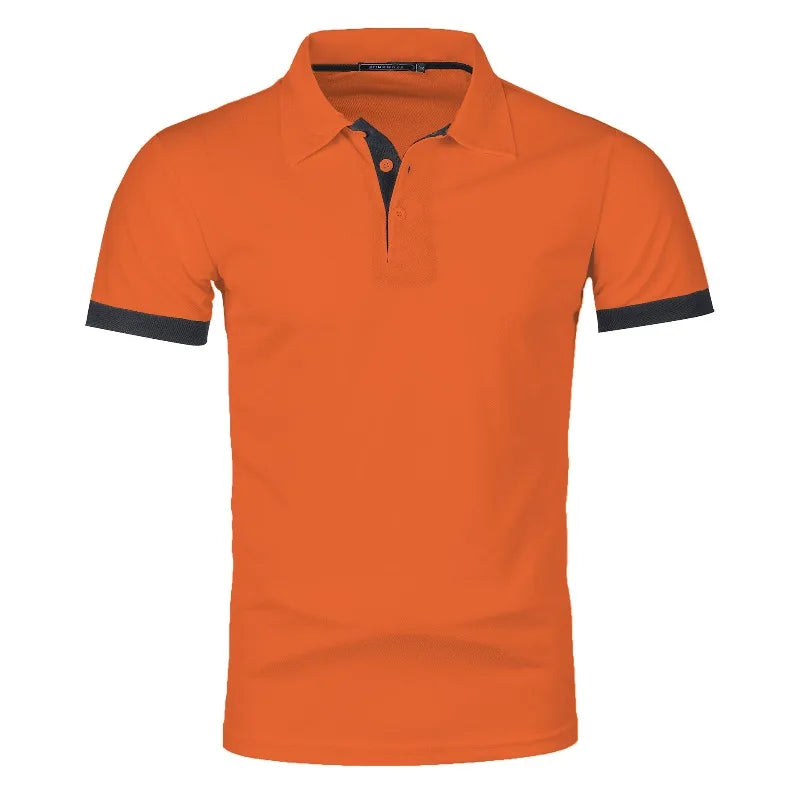 Summer Polo Tee Shirts Men's Short Sleeve Quick Dry T-shirt Breathable Work Shirt Fishing Hiking Golf Polos Top Man